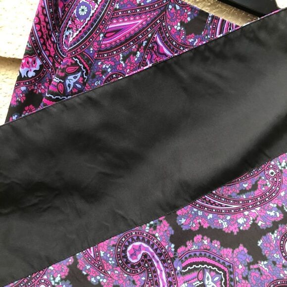 NWOT DKNY silk paisley skirt size 2 - Picture 2 of 7